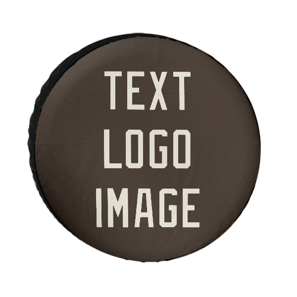 Custom Brown Cream Truck Tires