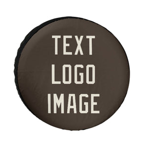 Custom Brown Cream Truck Tires