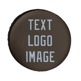 Custom Brown Light Blue Truck Tires