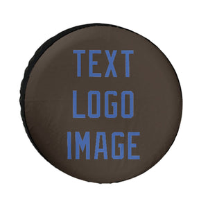 Custom Brown Sky Blue Truck Tires