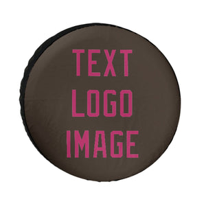 Custom Brown Pink Truck Tires