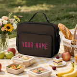 Custom Brown Pink Lunch Bag