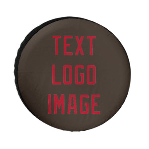 Custom Brown Red Truck Tires