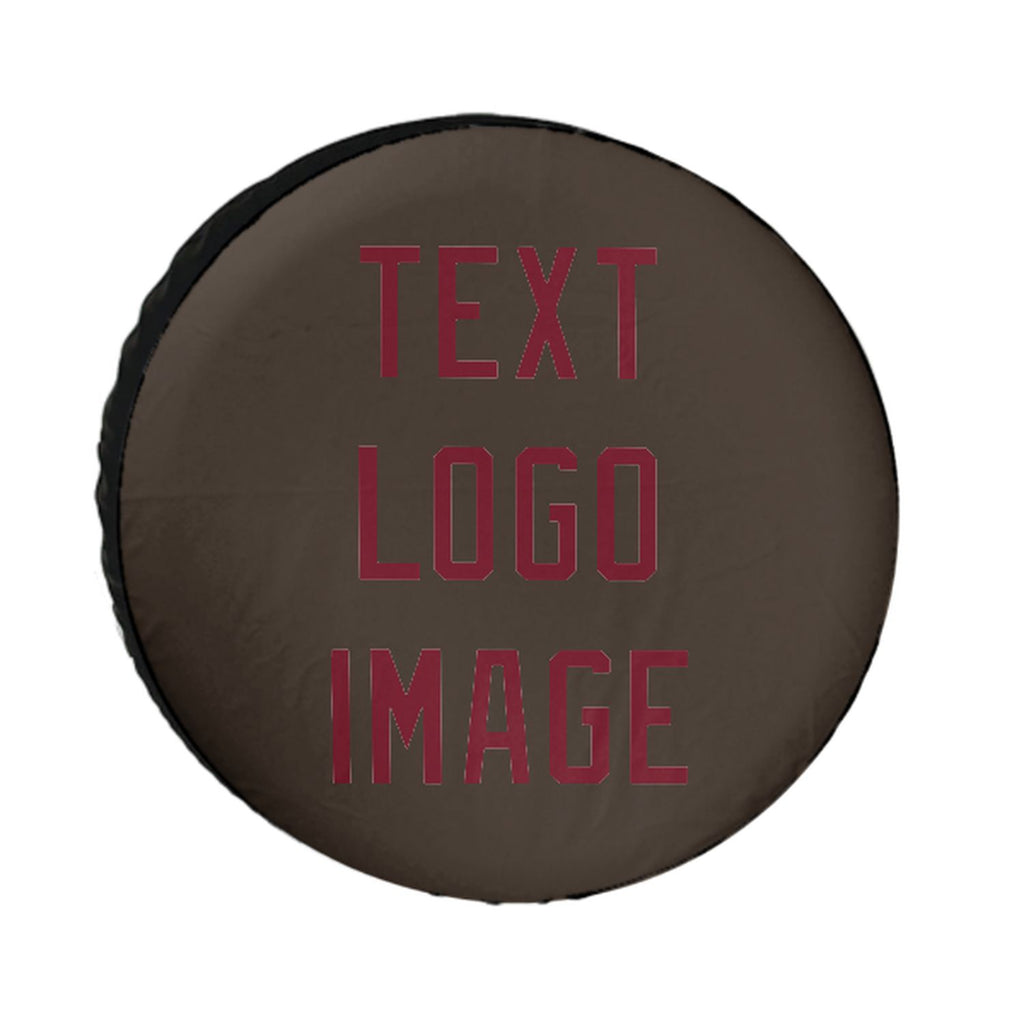 Custom Brown Crimson Red Truck Tires