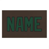 Custom Brown Green Beach Towel