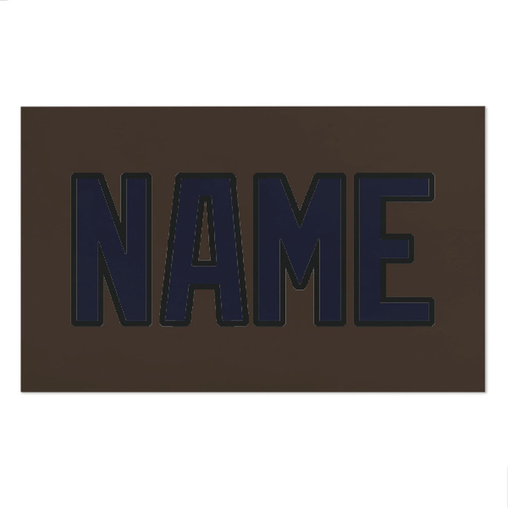 Custom Brown Navy Beach Towel