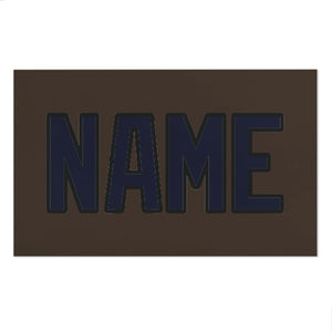 Custom Brown Navy Beach Towel