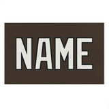 Custom Brown White Beach Towel