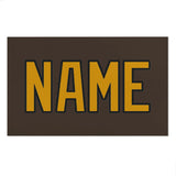 Custom Brown Yellow Beach Towel