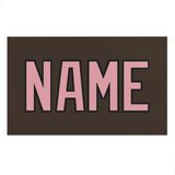 Custom Brown Light Pink Beach Towel