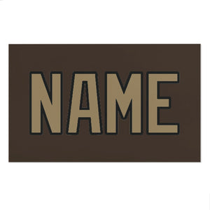 Custom Brown Light Khaki Beach Towel