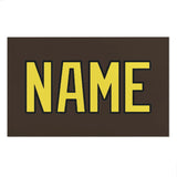 Custom Brown Light Yellow Beach Towel