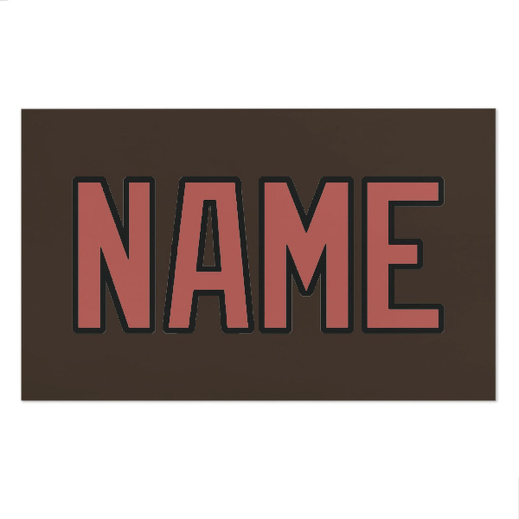 Custom Brown Copper Rose Beach Towel