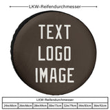 Custom Brown White Truck Tires