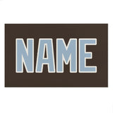 Custom Brown Light Blue Beach Towel