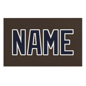 Custom Brown Navy Beach Towel