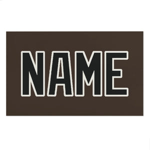 Custom Brown Black Beach Towel