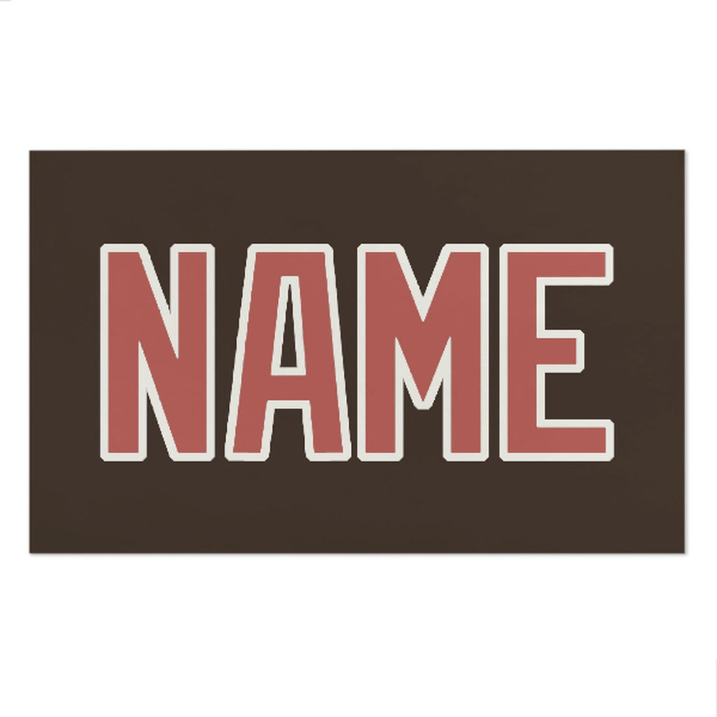 Custom Brown Copper Rose Beach Towel