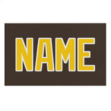 Custom Brown Gold Beach Towel