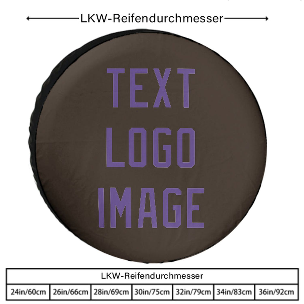 Custom Brown Light Purple Truck Tires