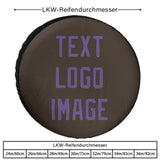 Custom Brown Light Purple Truck Tires