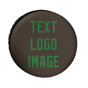 Custom Brown Emerald Green Truck Tires