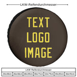 Custom Brown Light Yellow Truck Tires