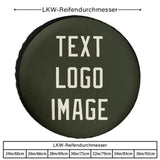 Custom Olive Cream Truck Tires