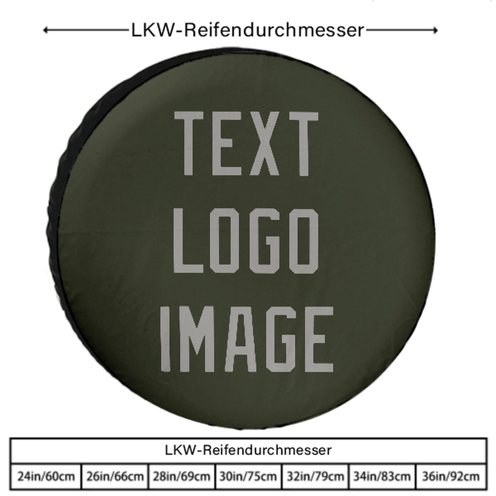 Custom Olive Gray Truck Tires