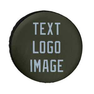 Custom Olive Light Blue Truck Tires