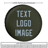 Custom Olive Light Blue Truck Tires