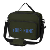 Custom Olive Sky Blue Lunch Bag