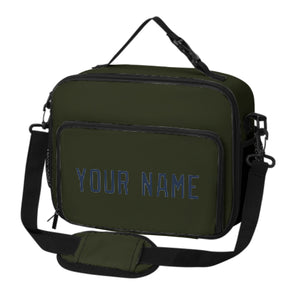 Custom Olive Blue Lunch Bag