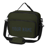Custom Olive Blue Lunch Bag