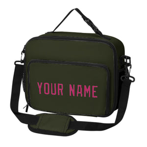 Custom Olive Pink Lunch Bag