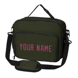 Custom Olive Pink Lunch Bag