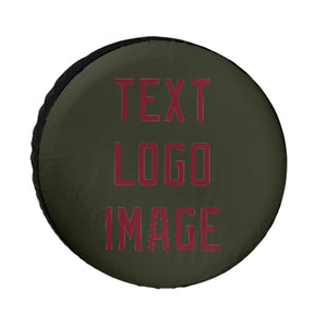 Custom Olive Crimson Red Truck Tires