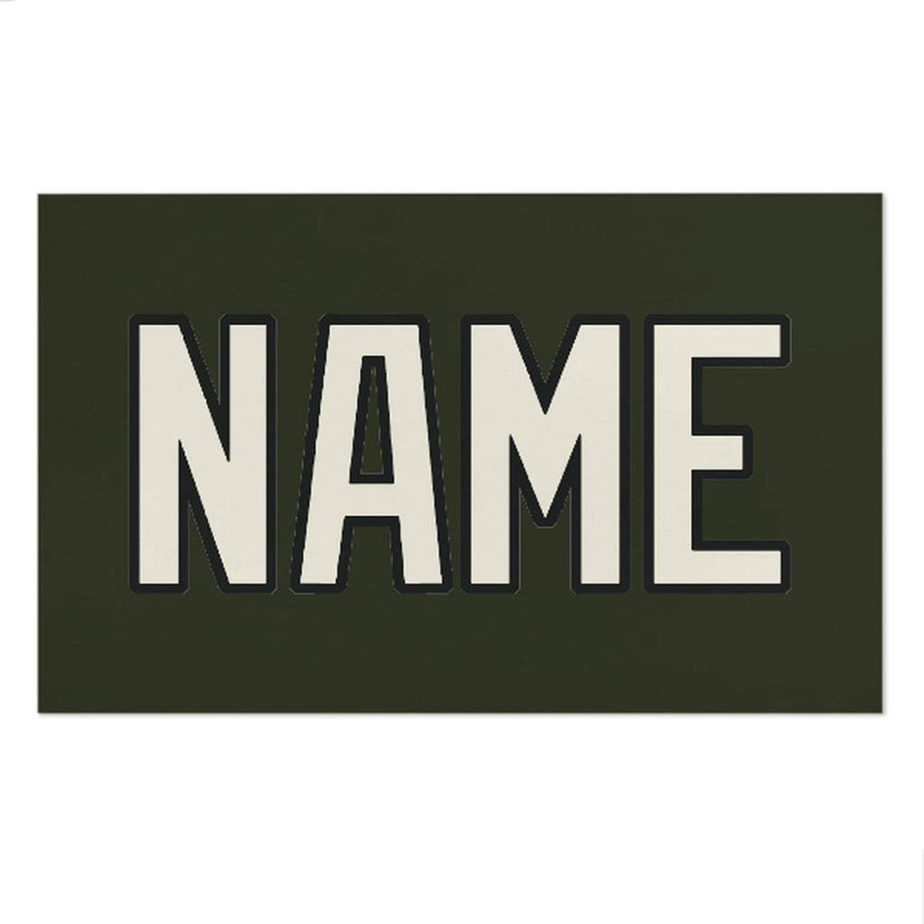 Custom Olive Cream Beach Towel