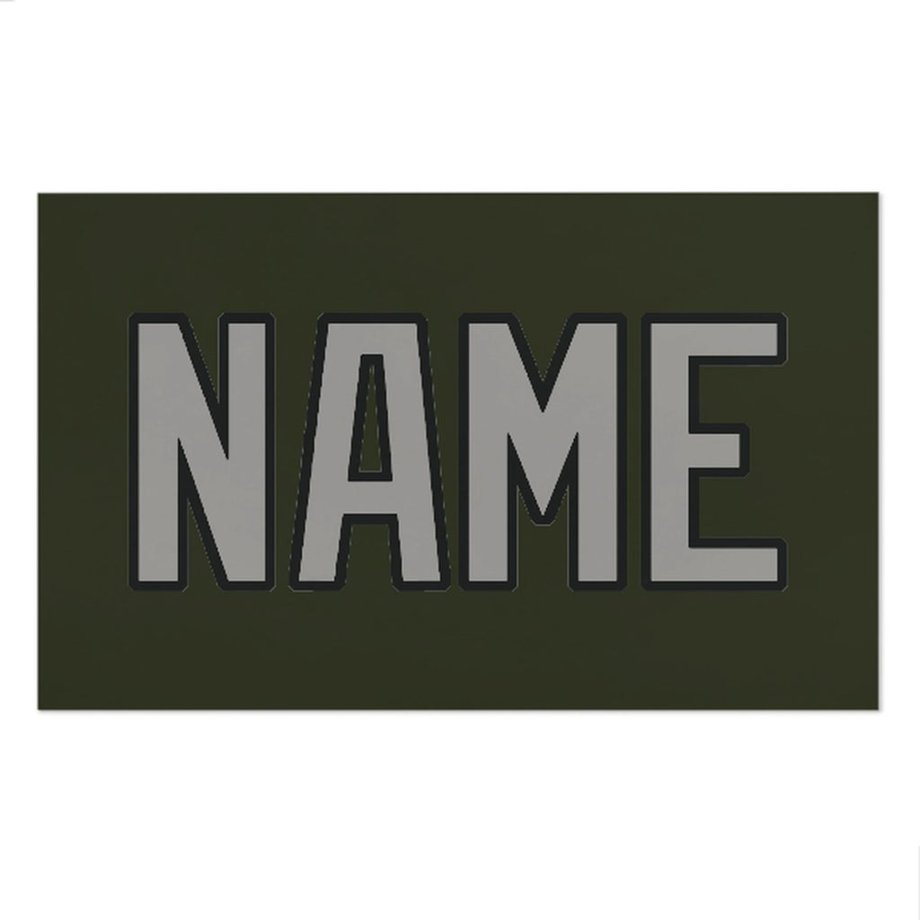 Custom Olive Gray Beach Towel