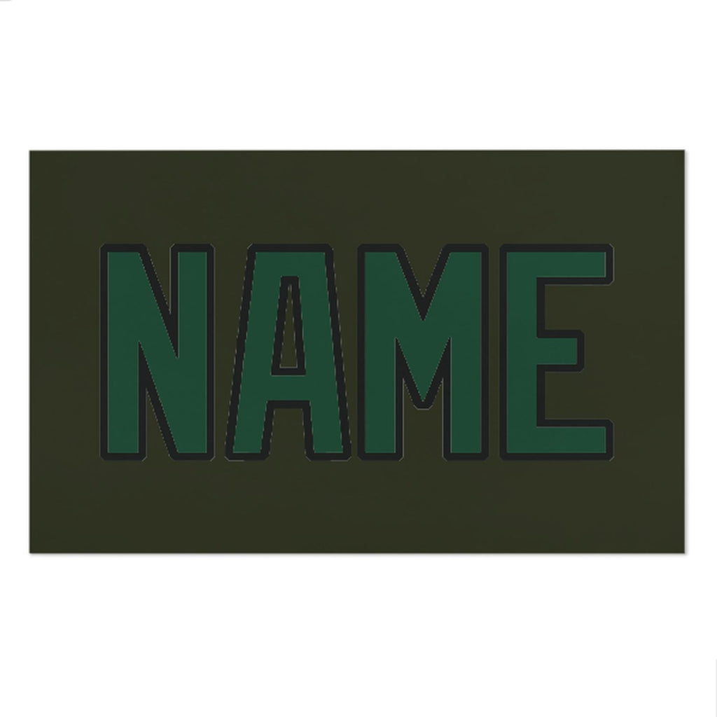 Custom Olive Green Beach Towel