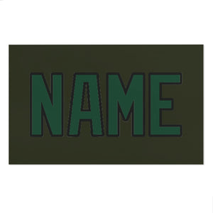 Custom Olive Green Beach Towel