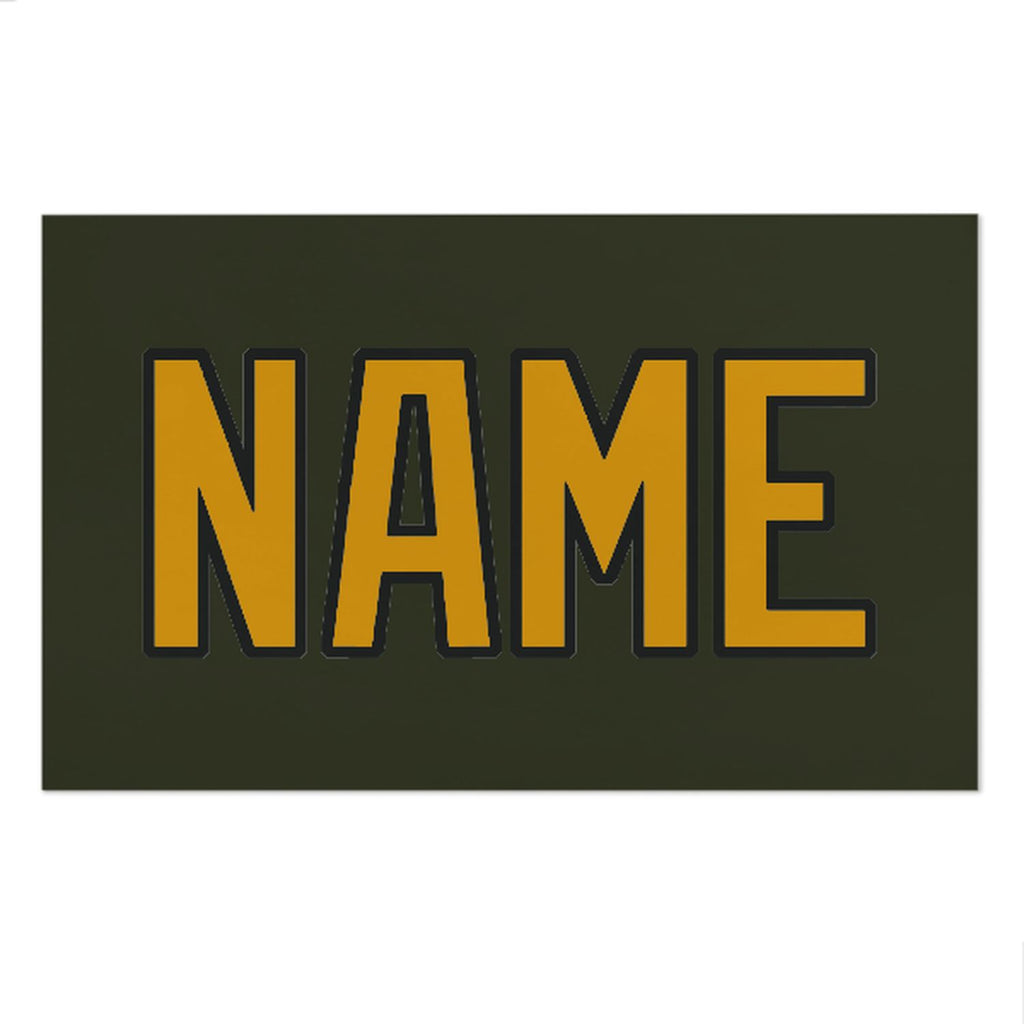 Custom Olive Yellow Beach Towel