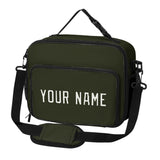 Custom Olive White Lunch Bag