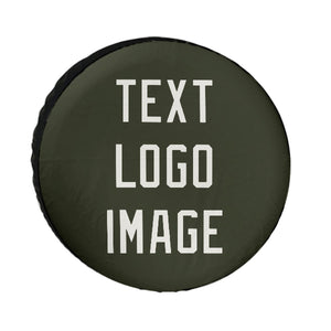 Custom Olive White Truck Tires