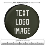 Custom Olive White Truck Tires