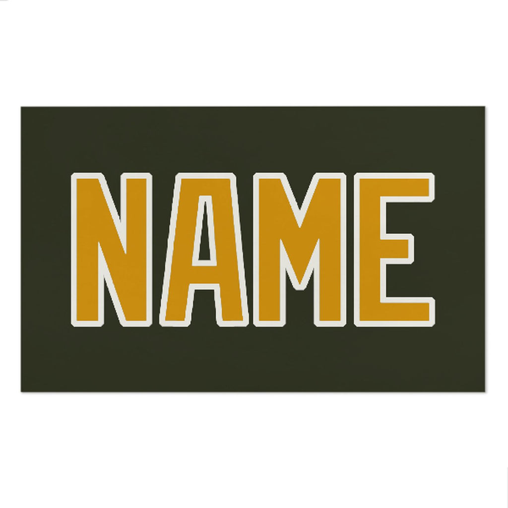 Custom Olive Yellow Beach Towel