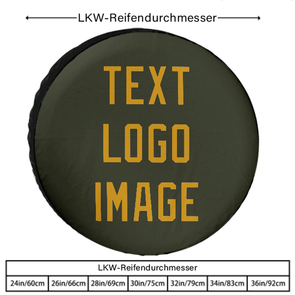 Custom Olive Yellow Truck Tires