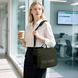Custom Olive Dark Grey Lunch Bag