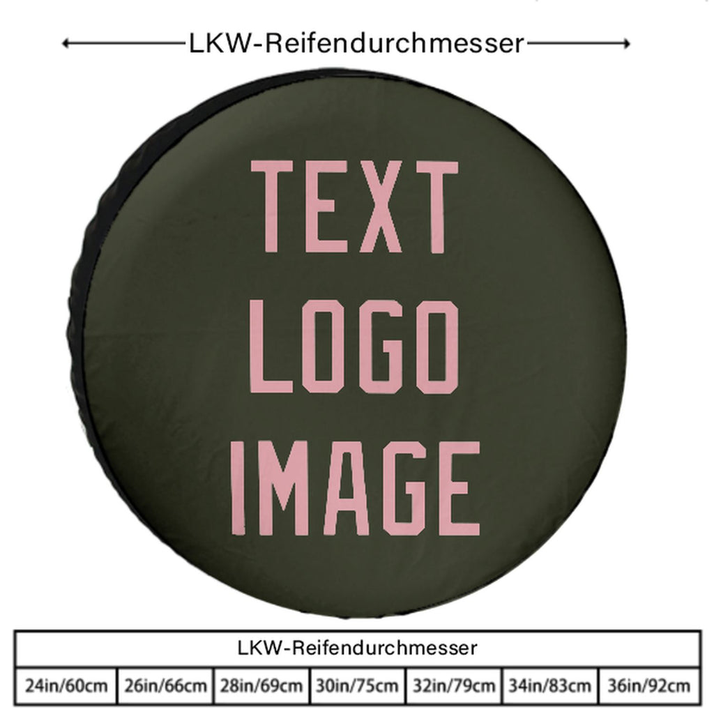 Custom Olive Light Pink Truck Tires