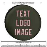 Custom Olive Light Pink Truck Tires